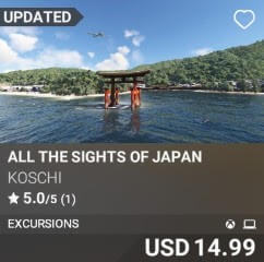 All the sights of Japan by Koschi. USD 14.99. Update on PC and Xbox