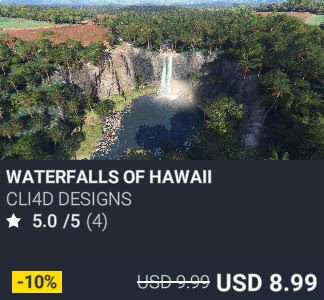 Waterfalls of Hawaii by Cli4D Designs. USD 9.99. Update on PC and Xbox