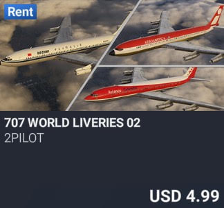 707 WORLD LIVERIES 02 by 2PILOT. USD 4.99. New on PC and Xbox