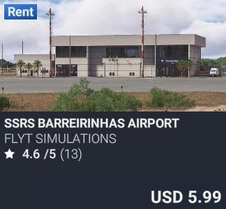 SSRS BARREIRINHAS AIRPORT by FLYT Simulations. USD 5.99. Update on PC and Xbox