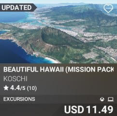 Beautiful Hawaii (Mission Pack) by Koschi. USD 11.49. Update on PC and Xbox
