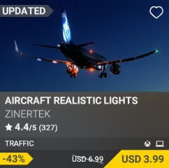 Aircraft Realistic Lights by Zinertek. USD 6.99. Update on PC and Xbox