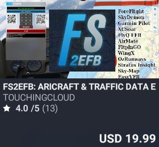 FS2EFB: aricraft & traffic data export by TouchingCloud. USD 19.99. Update on PC and Xbox
