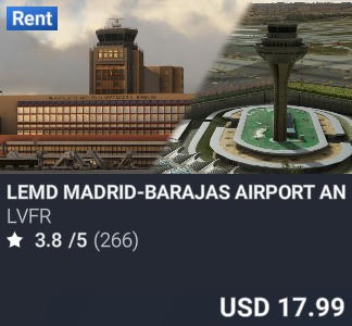 LEMD Madrid-Barajas airport and city landmarks by LVFR. USD 17.99. Update on PC and Xbox