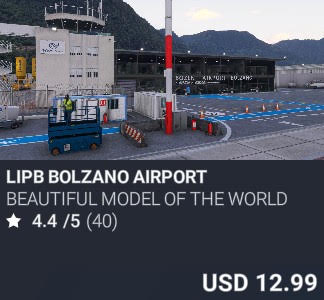 LIPB Bolzano Airport by Beautiful Model of the World. USD 12.99. Update on PC and Xbox