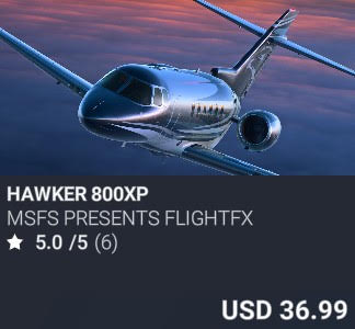 Hawker 800XP by MSFS Presents FlightFX. USD 36.99. New on PC and Xbox