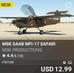 MSK Saab MFI-17 Safari by MSK Productions. USD 12.99. New on Xbox