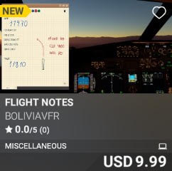 Flight Notes by SoFly. USD 9.99. New on PC
