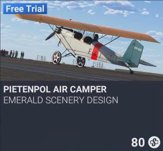 Pietenpol Air Camper by Emerald Scenery Design. SC 80. New on PS5