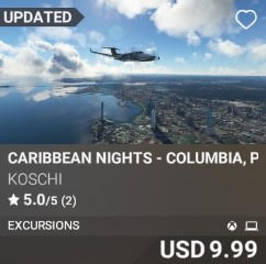 Caribbean Nights - Columbia, Panama, Costa Rica by Koschi. USD 9.99. Update on PC and Xbox