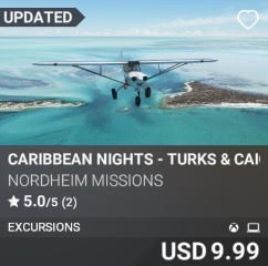 Caribbean Nights - Turks & Caicos and Hispaniola by Nordheim Missions. USD 9.99. Update on PC and Xbox