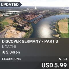 Discover Germany - Part 3 by Koschi. USD 5.99. Update on PC and Xbox
