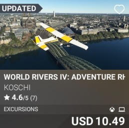 World Rivers IV: Adventure Rhine River by Koschi. USD 10.49. Update on PC and Xbox