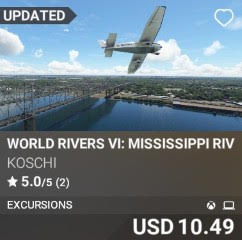 World Rivers VI: Mississippi River by Koschi. USD 10.49. Update on PC and Xbox