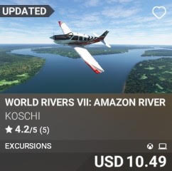 World Rivers VII: Amazon River by Koschi. USD 10.49. Update on PC and Xbox