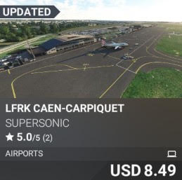 LFRK caen-carpiquet by supersonic. USD 8.49. Update on PC