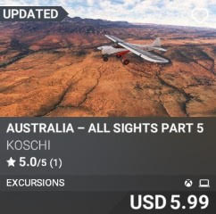 Australia - All Sights Part 5 by Koschi. USD 5.99. Update on PC and Xbox