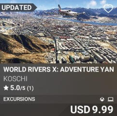 World Rivers X: Adventure Yangtze River by Koschi. USD 9.99. Update on PC and Xbox