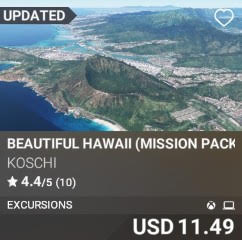 Beautiful Hawaii (Mission Pack) by Koschi. USD 11.49. Update on PC and Xbox