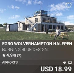 EGBO Wolverhampton Halfpenny Green Airport by Burning Blue Design. USD 18.99. Update on Xbox