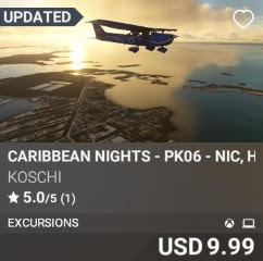 Caribbean Nights - PK06 - NIC, Honduras, Belize by Koschi. USD 9.99. Update on PC and Xbox