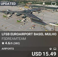 LFSB EuroAirport Basel Mulhouse Freiburg by FSDreamTeam. USD 15.49. Update on PC and Xbox