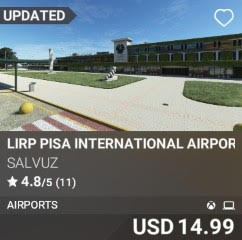 LIRP Pisa International Airport by Salvuz. USD 14.99. Update on PC and Xbox