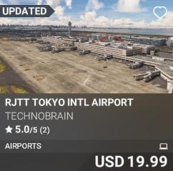 RJTT Tokyo Intl Airport by TechnoBrain. USD 19.99. Update on PC