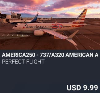 AMERICA250 - 737/A320 American Airlines by Perfect Flight. USD 9.99. New on PC and Xbox