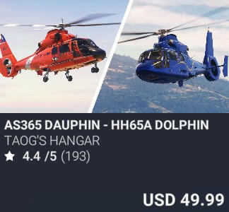 AS365 Dauphin - HH65A Dolphin by Taog's Hangar. USD 49.99. Update on PC and Xbox