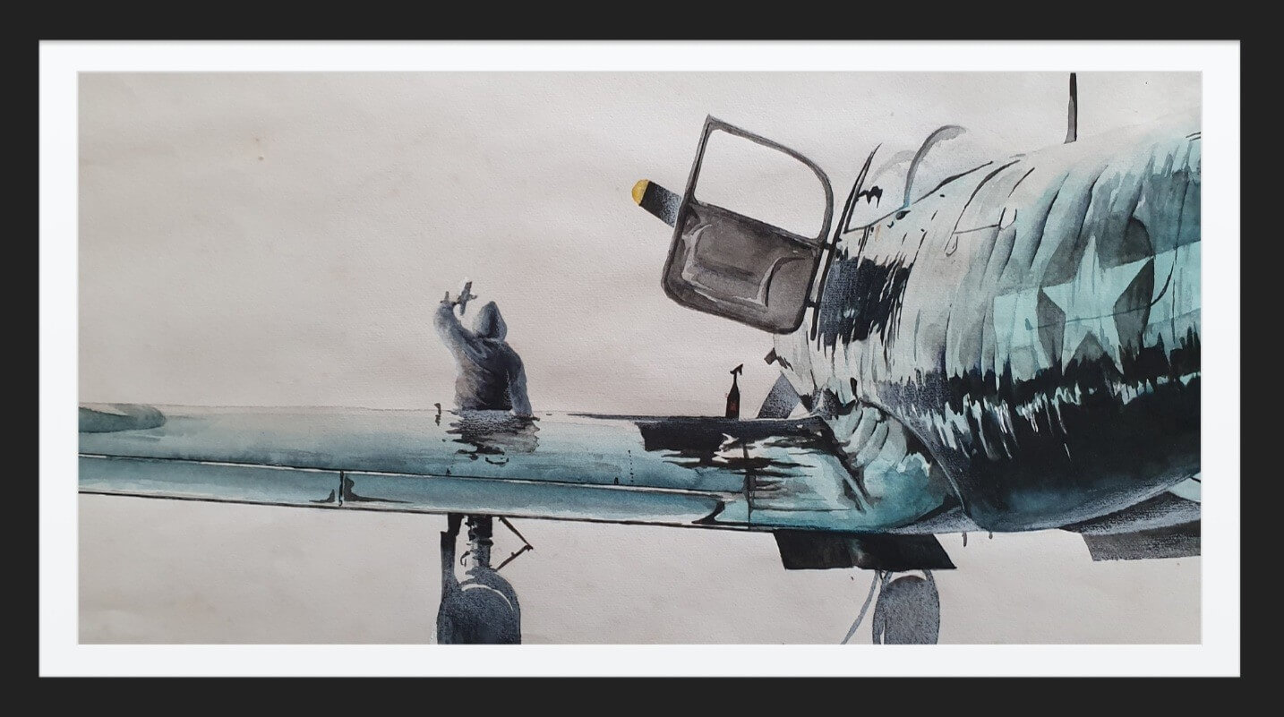 Aviation artwork by Mauricio Illanes