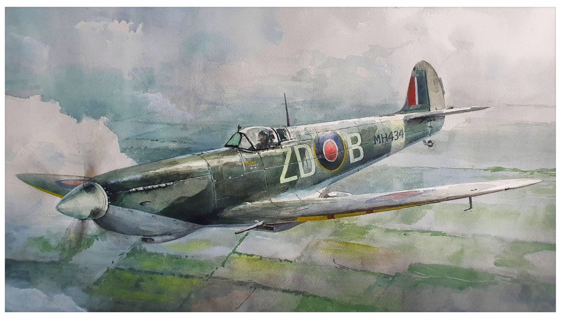 Aviation artwork by Mauricio Illanes