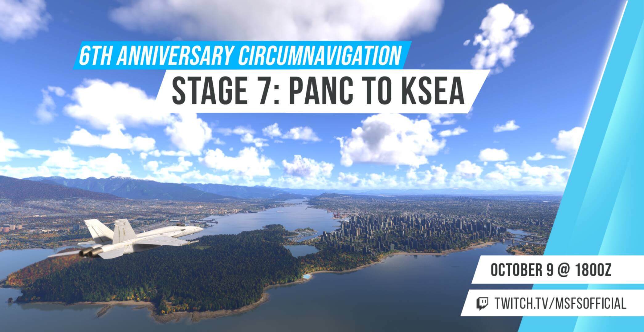 6th Anniversary Circumnavigation Stage 7: PANC to KSEA