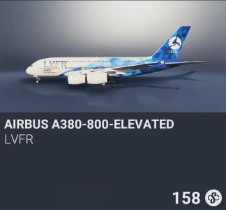 Airbus A380-800 by LVFR. SC 158. New on PS5