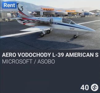 Aero Vodochody L-39 American Spirit by Microsoft / Asobo. SC 40. New on PS5