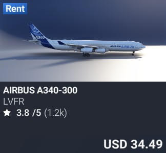Airbus A340-300 by LVFR. USD 34.49. Update on PC and Xbox