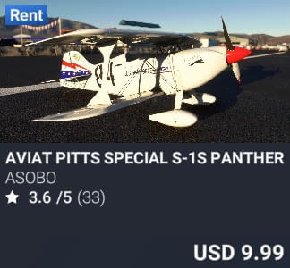 Aviat Pitts Special S-1S Panther by Microsoft / Asobo. USD 9.99. New on PC and Xbox