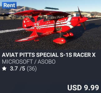 Aviat Pitts Special S-1S Racer X by Microsoft / Asobo. USD 9.99. New on PC and Xbox