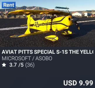 Aviat Pitts Special S-1S The Yellow Bomber by Microsoft / Asobo. USD 9.99. New on PC and Xbox