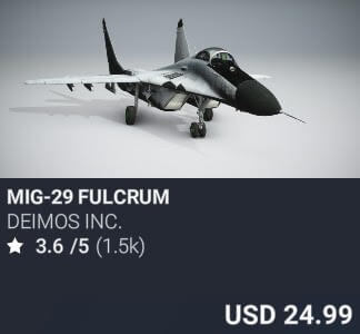 MiG-29 Fulcrum by DeimoS Inc.. USD 24.99. Update on PC and Xbox