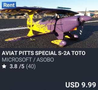 Aviat Pitts Special S-2A Toto by Microsoft / Asobo. USD 9.99. New on PC and Xbox