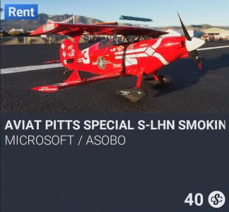 Aviat Pitts Special S-LHN Smokin' Hot by Microsoft / Asobo. SC 40. New on PS5