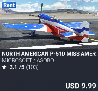 North American P-51D Miss America by Microsoft / Asobo. USD 9.99. New on PC and Xbox