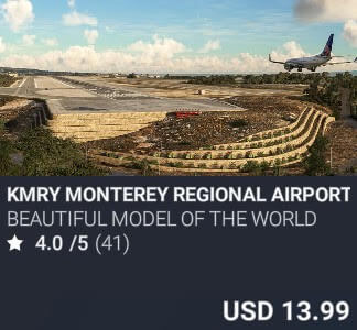 KMRY Monterey Regional Airport by Beautiful Model of the World. USD 13.99. Update on PC and Xbox