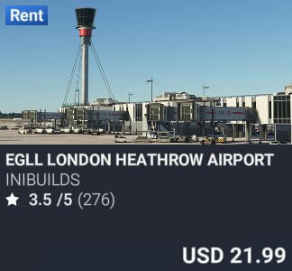 EGLL London Heathrow Airport by iniBuilds. USD 21.99. Update on PC and Xbox