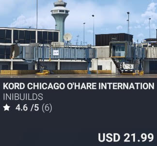 KORD Chicago O'Hare International by iniBuilds. USD 21.99. Update on PC and Xbox
