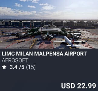 LIMC Milan Malpensa Airport by Aerosoft. USD 22.99. Update on PC and Xbox