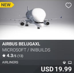 Airbus belugaXL by Microsoft / iniBuilds. USD 19.99. New on PC and Xbox