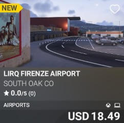 LIRQ Firenze Airport by South Oak Co. USD 18.49. New on PC and Xbox