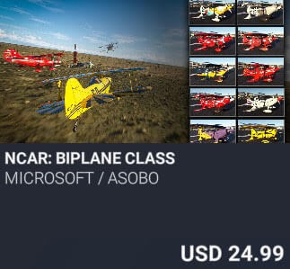 NCAR: Biplane Class by Microsoft / Asobo. USD 24.99. New on PC and Xbox